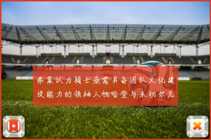 弗莱认为骑士亟需具备团队文化建设能力的领袖人物哈登与米切尔无法胜任