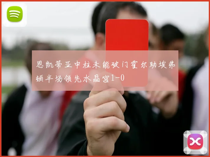 恩凯蒂亚中柱未能破门霍尔助埃弗顿半场领先水晶宫1-0